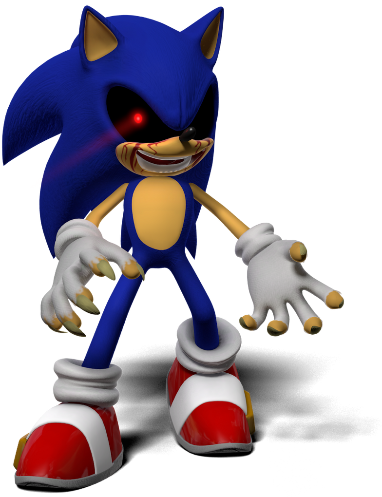 Sonic.EXE Render by Kingevan210 on DeviantArt