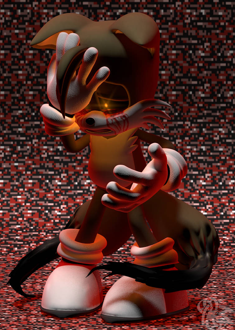 Tails.exe art by me : r/SonicEXE