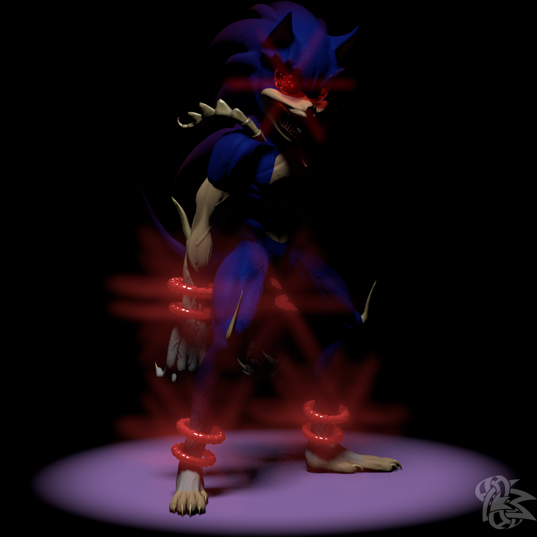 ArtStation - Dark Sonic (w/ Aura)