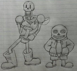 Sans and Papyrus (Skeleton Bros)