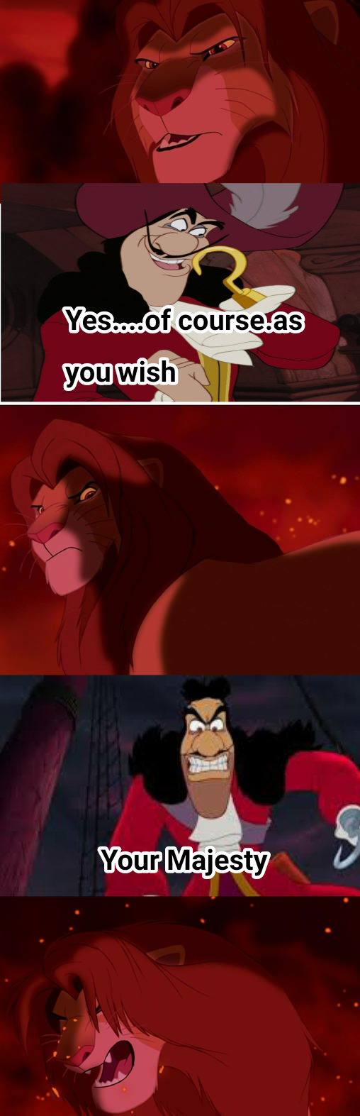 Simba Attacks Captian Hook attacks Simba by Regina091102 on DeviantArt