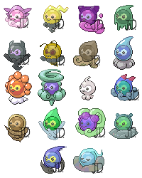 Castform w/ other types by idooley on DeviantArt