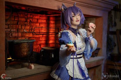 Cosplay Keqing Maid - Genshin Impact