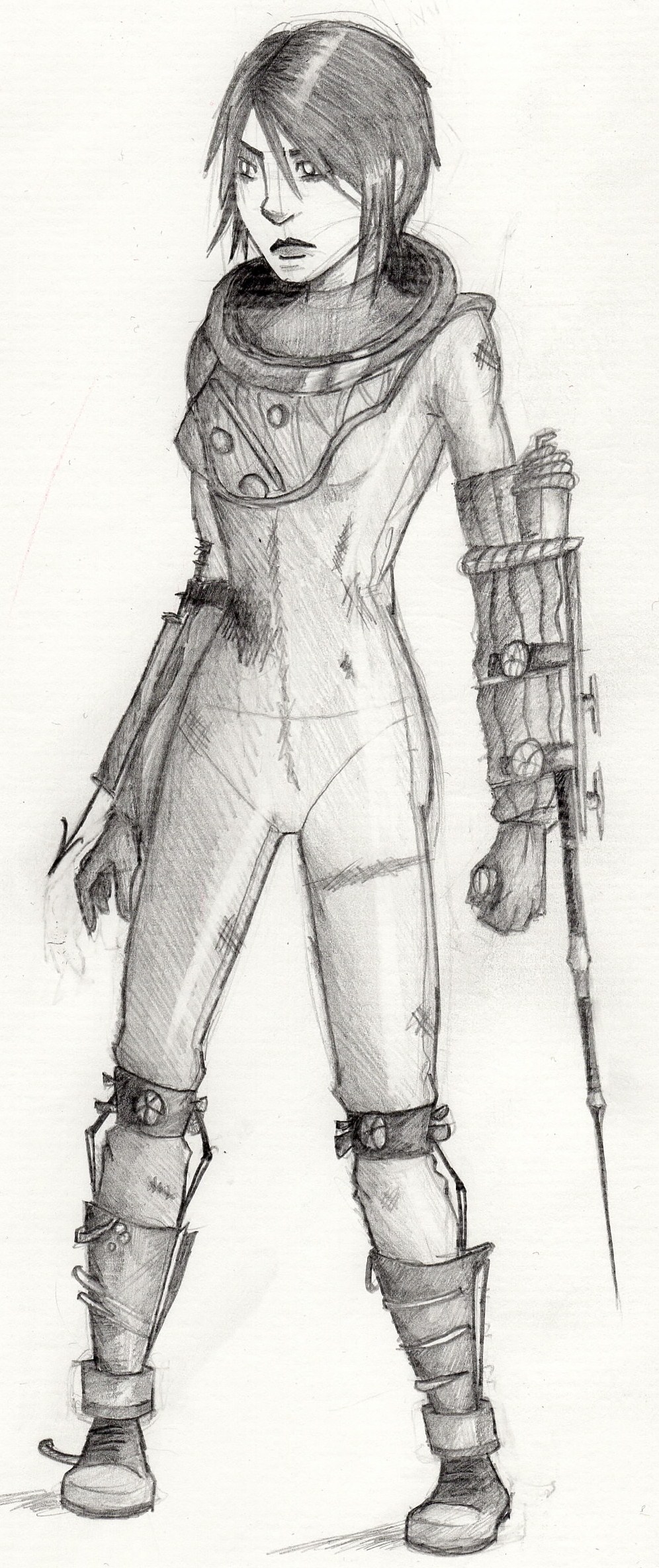 Bioshock 2 - Big Sister drawing by ElleDraws-Lauren on DeviantArt
