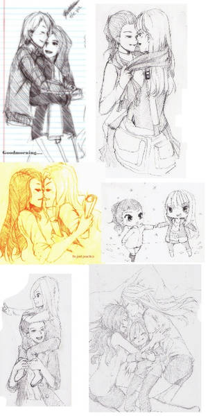 Brittana Sketch Dump