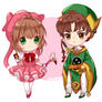 Sakura and Syaoran