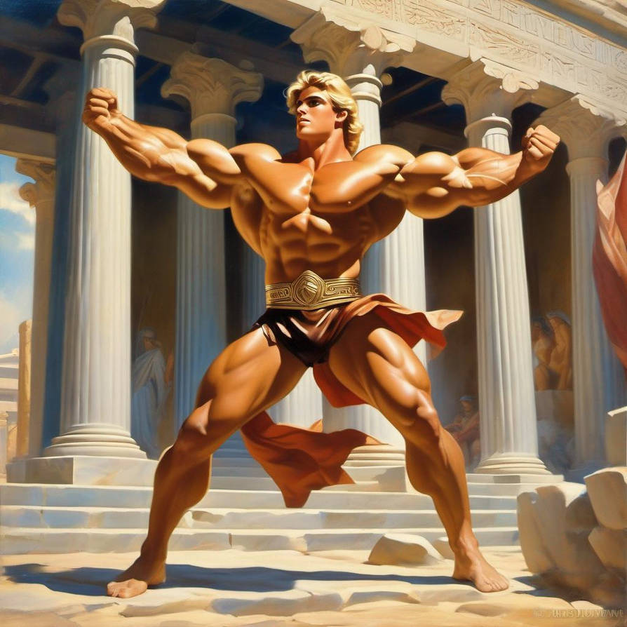 Colossol Body Colossus showing his mighty muscles and body by Hollnessday on DeviantArt