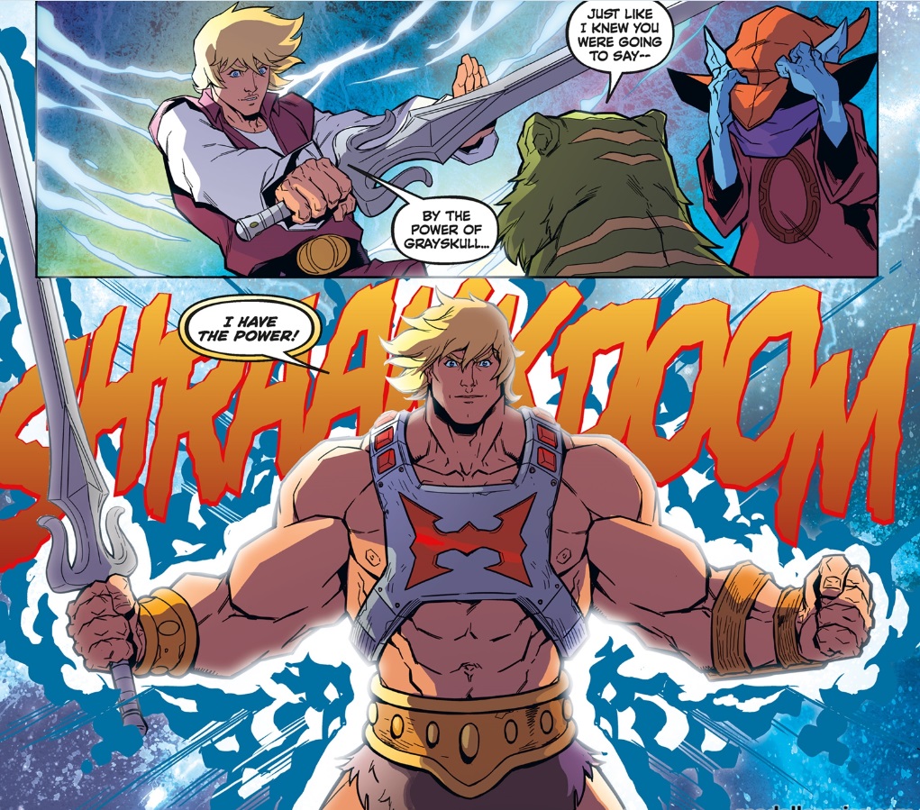 He Man Transform He-Man transformation in Comic Revelation by Hollnessday on DeviantArt