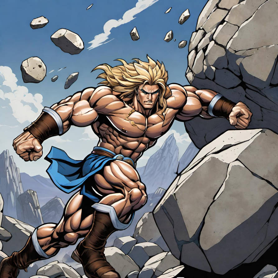 Colossus Pinterest Colossus piercing a rock with his fits by Hollnessday on DeviantArt