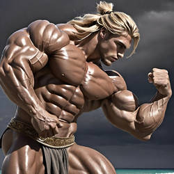 Colossus flexing out