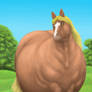 Obese horse