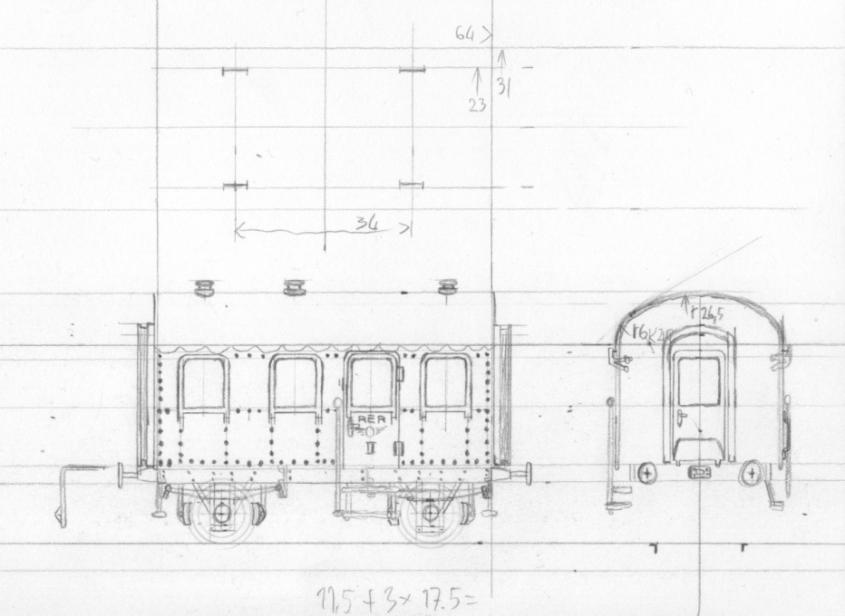 R.E.R Passenger car