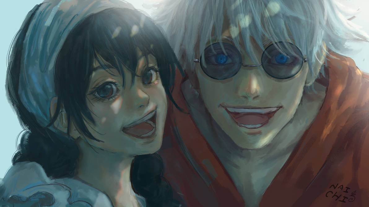 Riko and Satoru Gojo by NAICHI-lefthander on DeviantArt