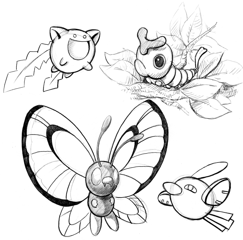 Pokemon sketches