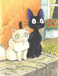 Jiji and Lilly From Kiki Delivery Service