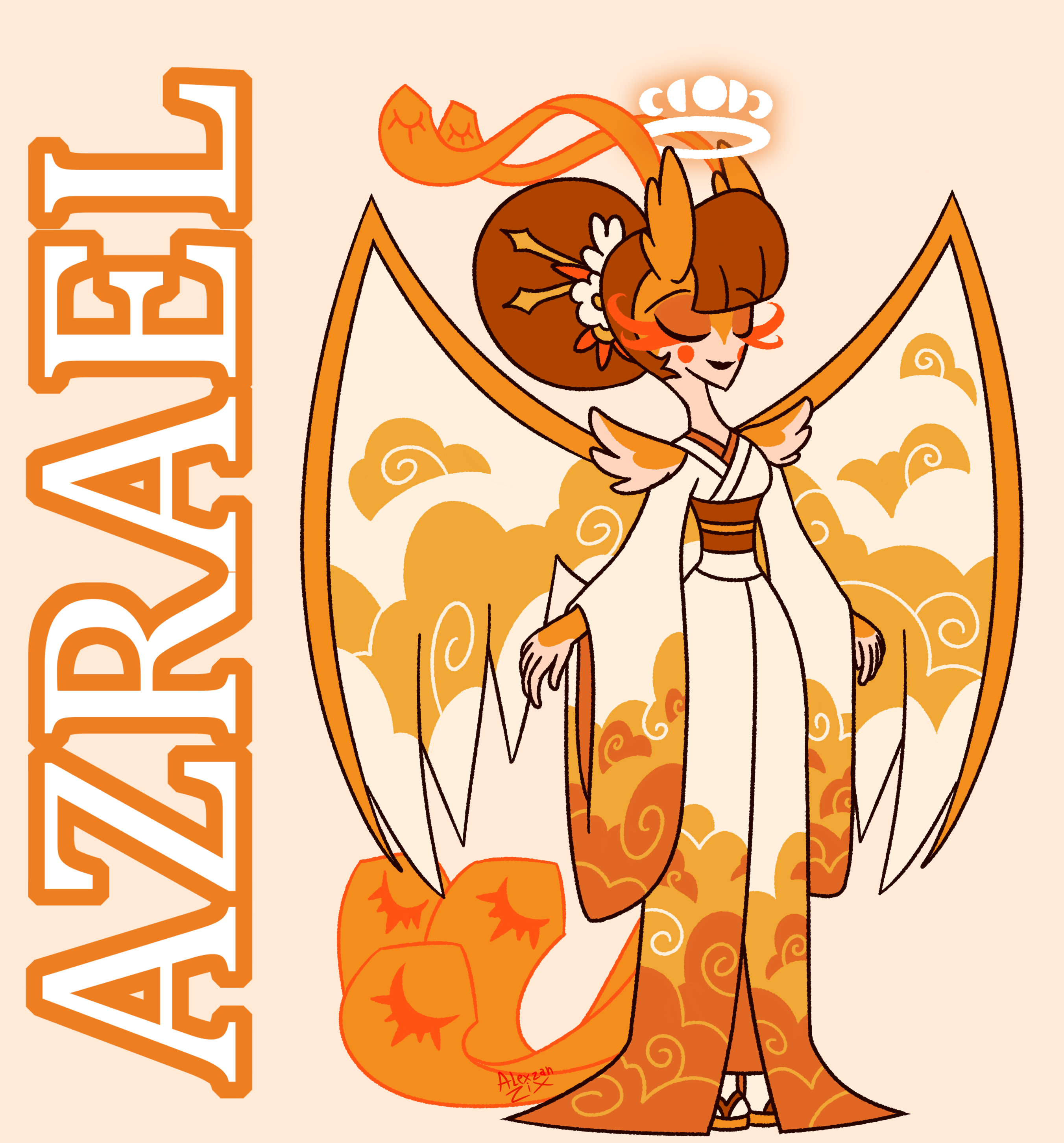 Azail Character Azrael Character redesign by Alexzanzix on DeviantArt