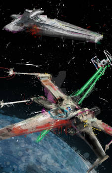 X-wing Dog Fight