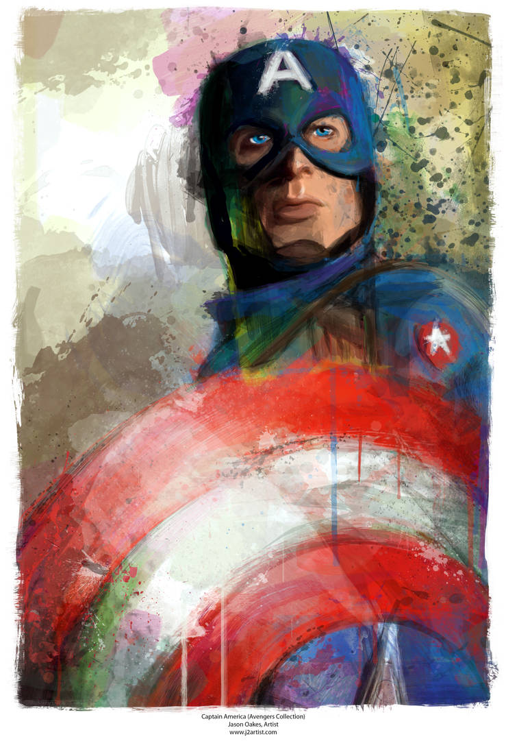 Captain America (Avengers Collection) by j2Artist