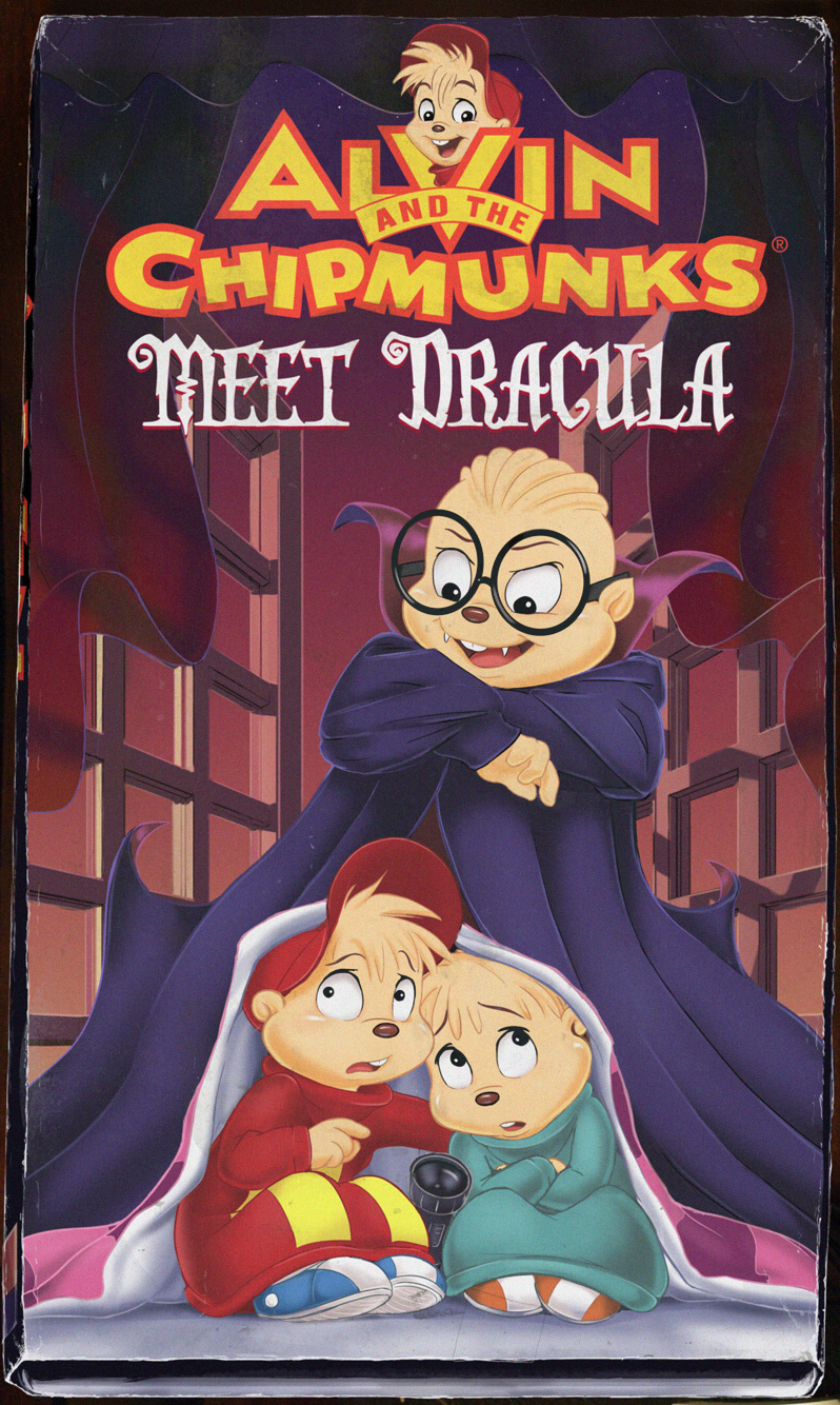 The Chipmunks Meet Dracula VHS