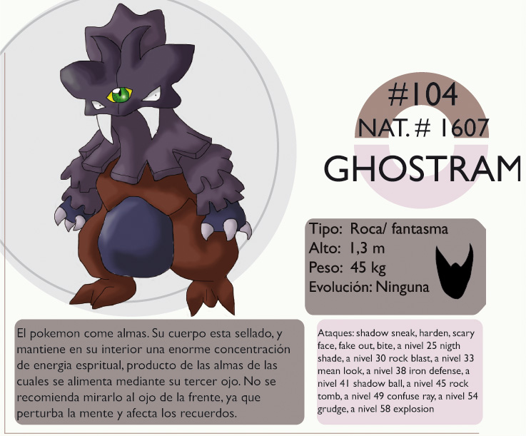 Pokemon Oryu 104 Ghostram