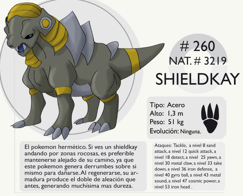 Pokemon Oryu 260 Shieldkay