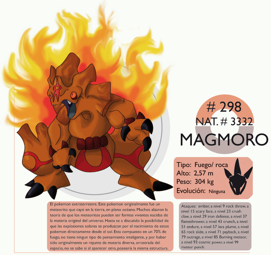 Pokemon Oryu 298 Magmoro