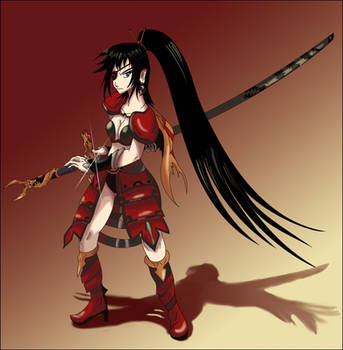 FEZ samurai female warrior