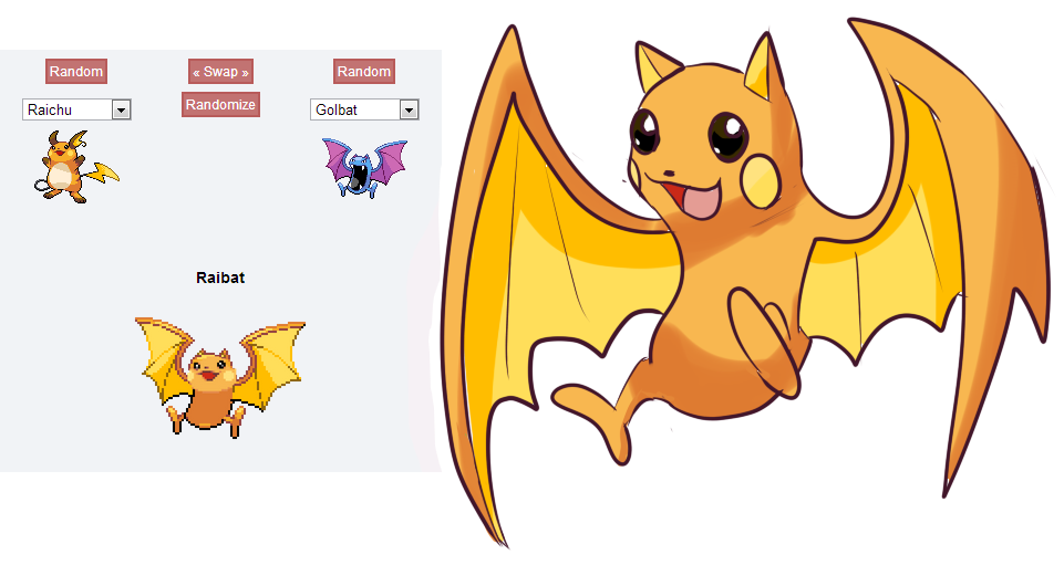 POKEMON FUSION 1: RAIBAT