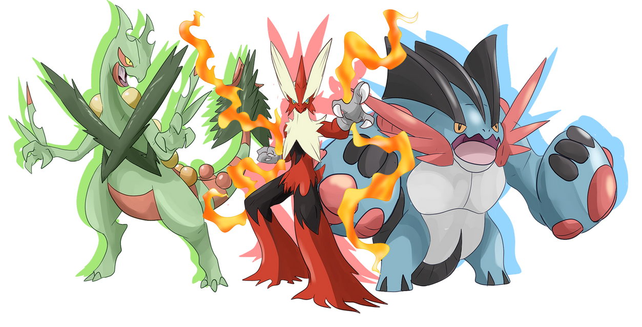 Mega Hoenn Starters By Shinyscyther On DeviantArt mega-hoenn-starters-by-shinyscyther-on-deviantart