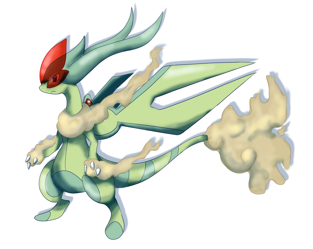Mega Flygon by shinyscyther on DeviantArt