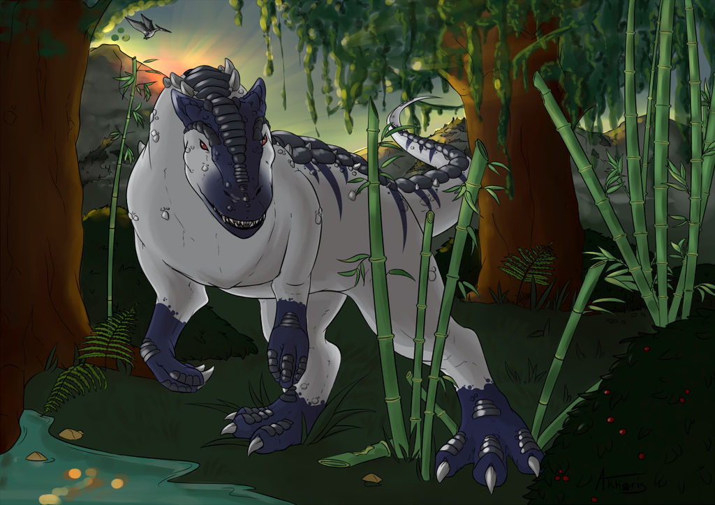 Ark Allosaurus By Lapatteartistique On DeviantArt Ark allosaurus by lapatteartistique on deviantart