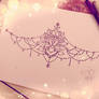 Crystal Lotus Chandelier Tattoo