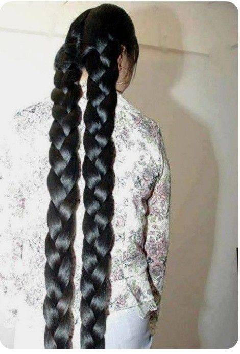 Two Rope Braids Long Black Twin Rope Braids And A Glorious Sight by Kronos4U on DeviantArt