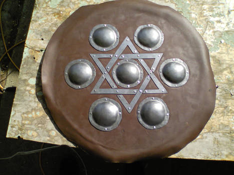 Jew Targe with Leather