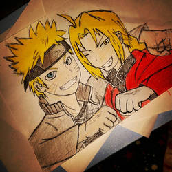 Naruto Uzumaki y Edward Elric 