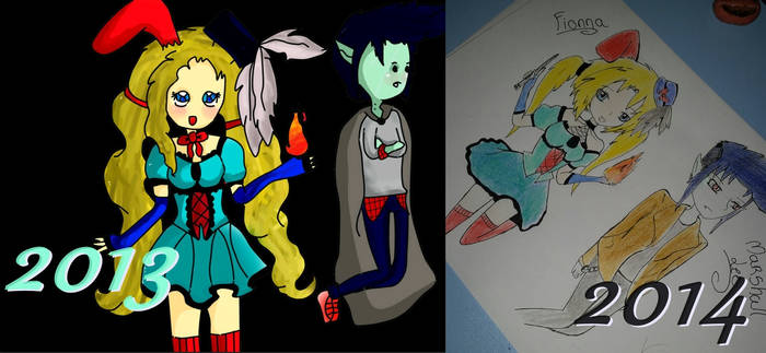 Fionna y Marshall Lee 2013-2014