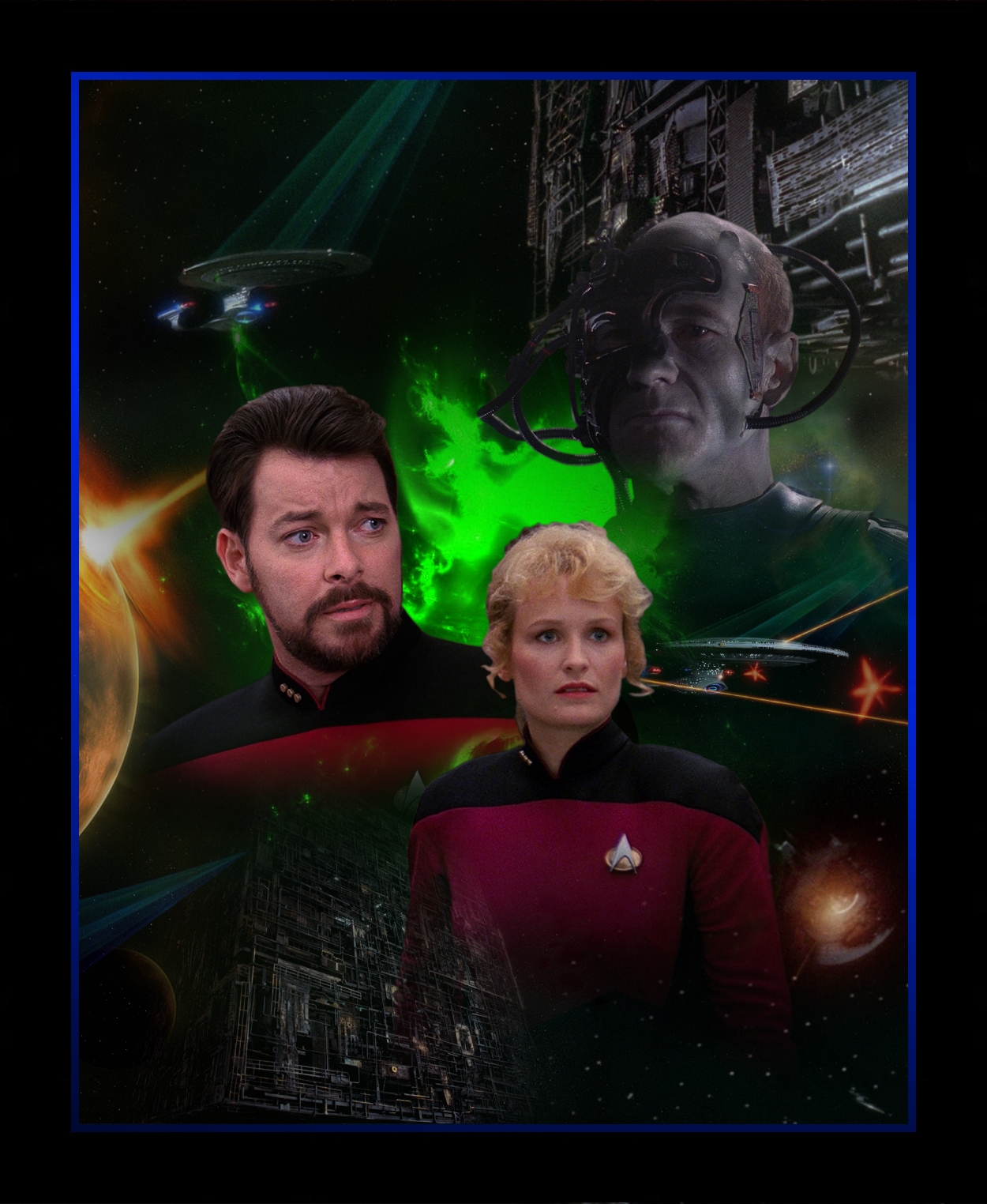 Star Trek Tng The Best Of Both Worlds By Lordradim On Deviantart