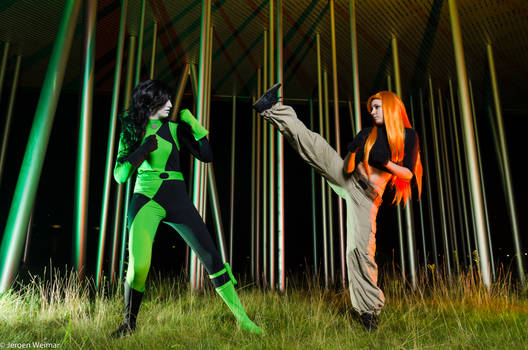 ~Helimatra Cosplay~ Kim Possible - Kim vs Shego