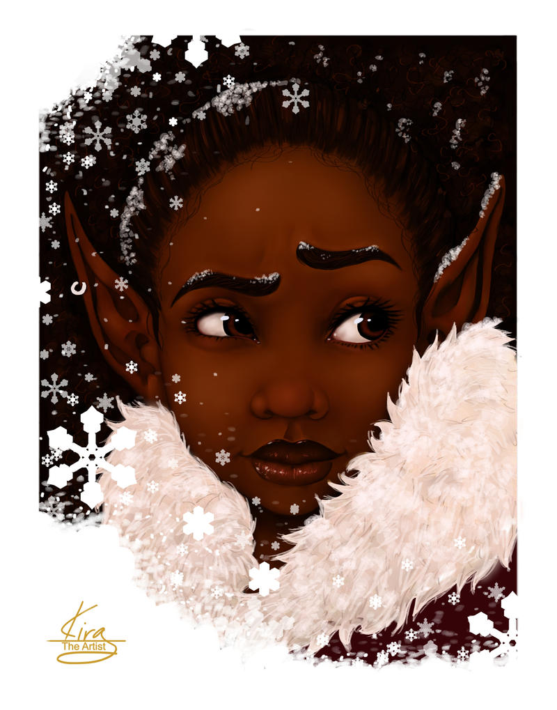 Elf In Winter by KiraTheArtist on DeviantArt