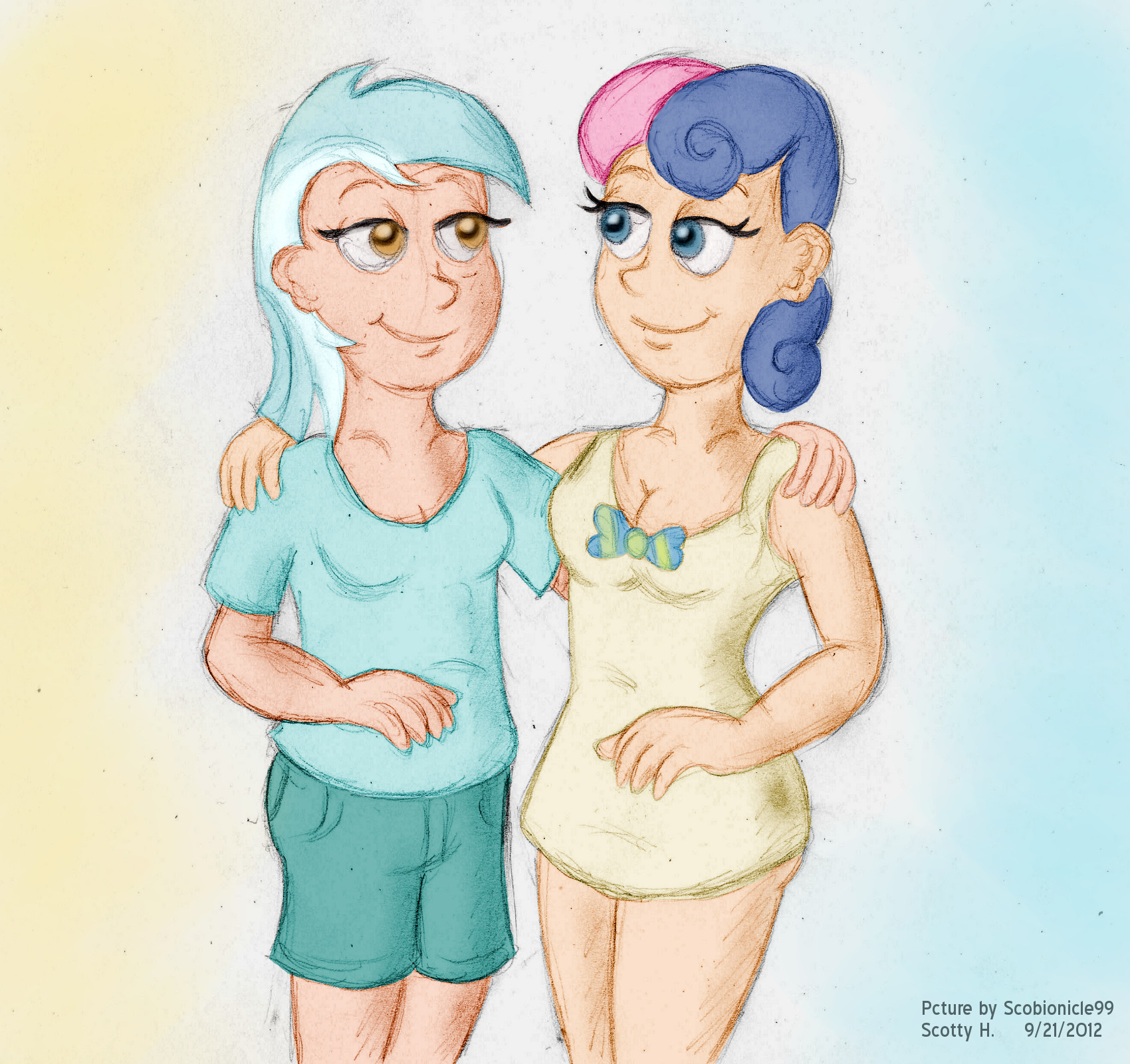 MLP: Human Lyra and Bon Bon