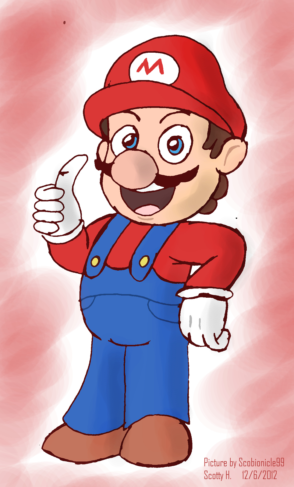 Mario Front Deviantart Mario by SB99stuff on DeviantArt