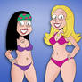 Swimsuit Hayley and Francine