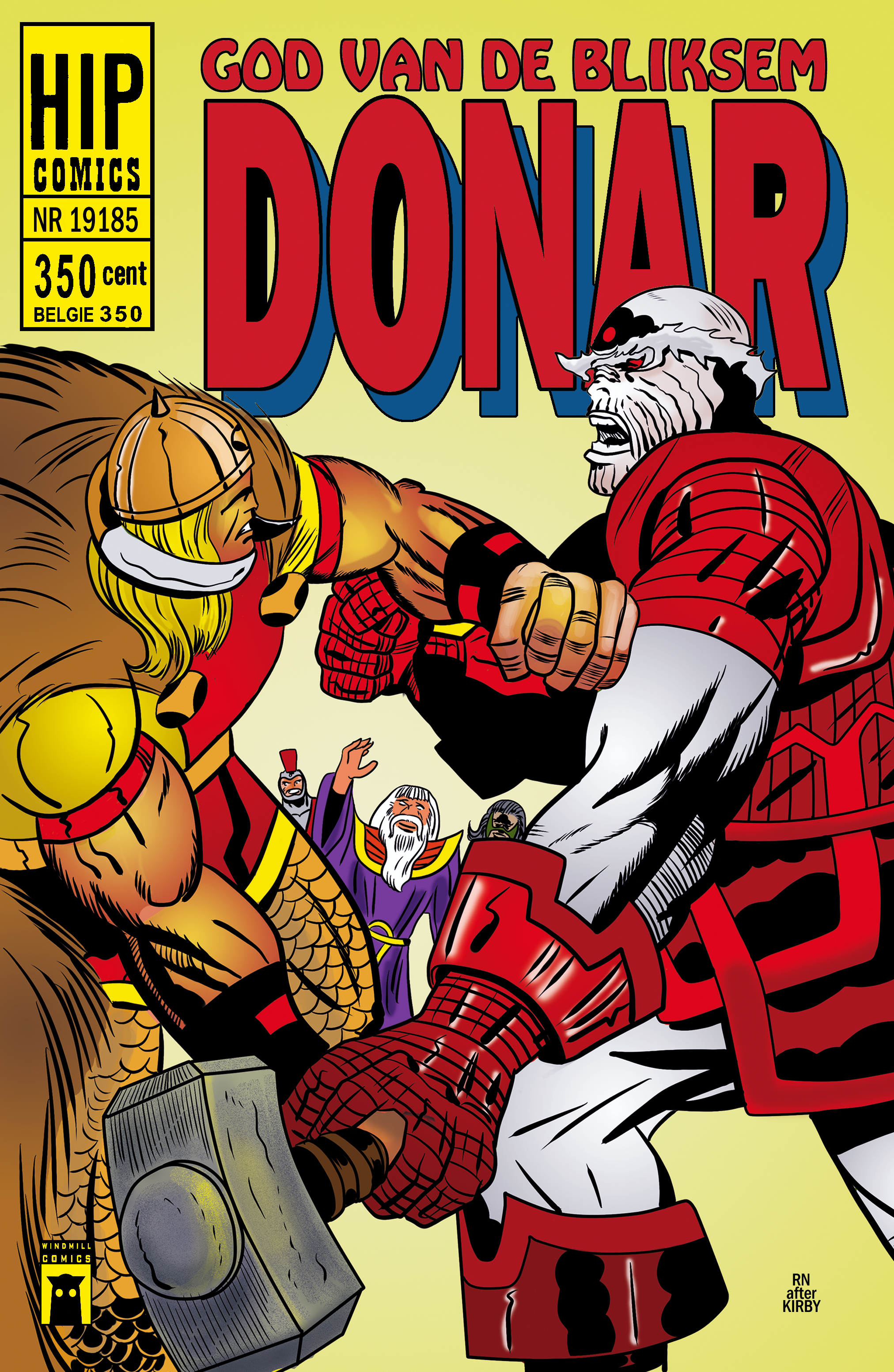 Cover HIP comics (DONAR vs DARKING)