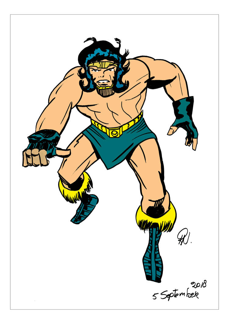 Samson in Marker and Digital colors by rikvanniedek on DeviantArt