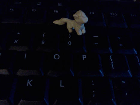 tiny clay pony