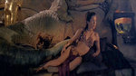 Slave Leia Sits Up Luke Enters The Throne Room by Masterjabba