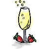 Item - Champagne-Strawberries