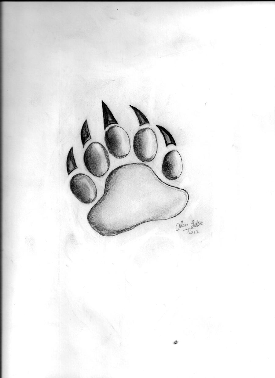 Er velkendte Rædsel Anvendelse Bear Paw Drawing by aletsonjr on DeviantArt