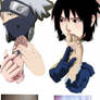 Sasuke and Kakashi foot comparison