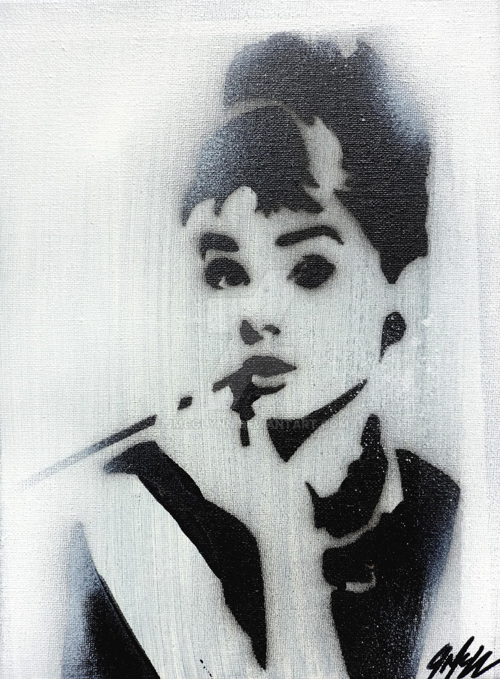 AUDREY HEPBURN STENCIL By Jmcglynn On DeviantArt audrey-hepburn-stencil-by-jmcglynn-on-deviantart